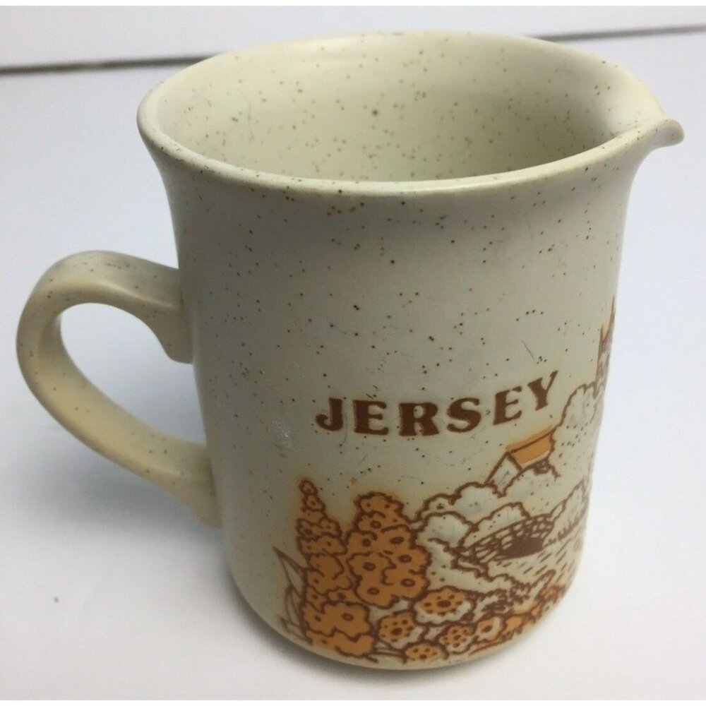 Creamer Ashdale Pottery Mug Jersey Speckled Made in England